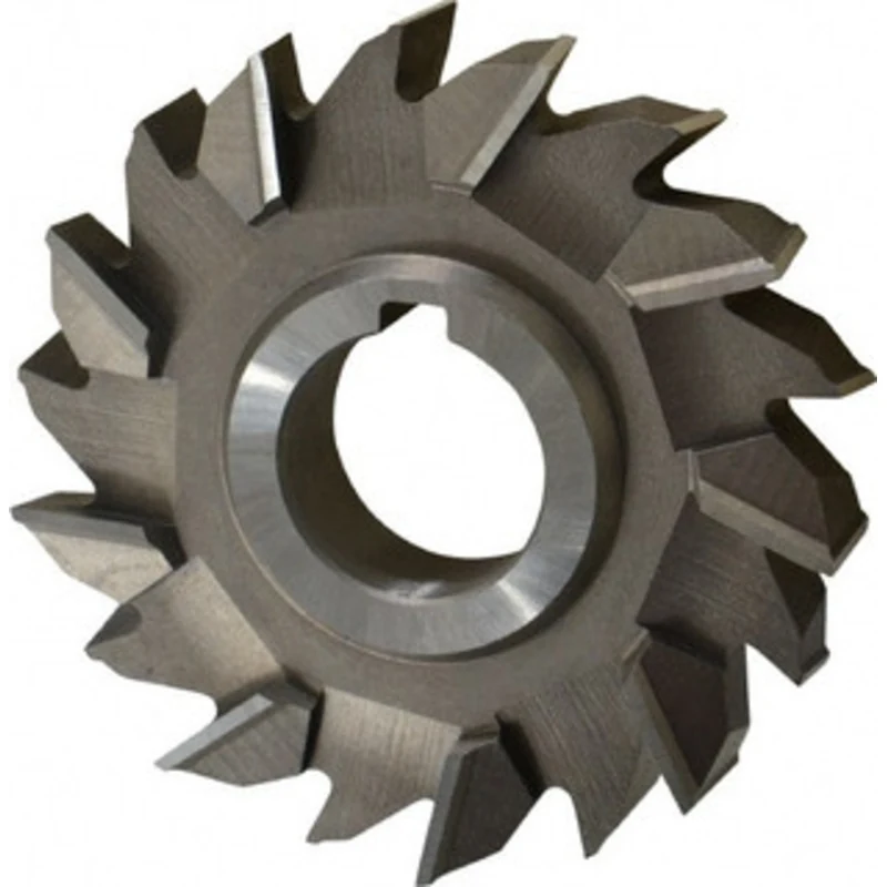 Made in USA 4 Diam x 3/4 Face Width Staggered Tooth Side Milling Cutter 1-1/4 Arbor Hole, High Speed Steel, Uncoated,...